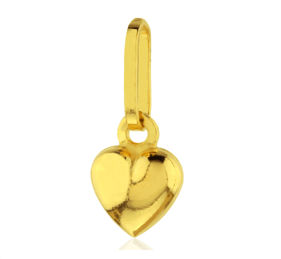 Pingente de ouro 18k coração mini